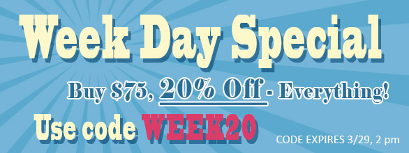 20% Off All Week!