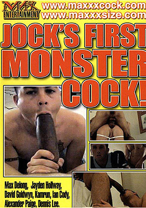 Jock's First Monster Cock!