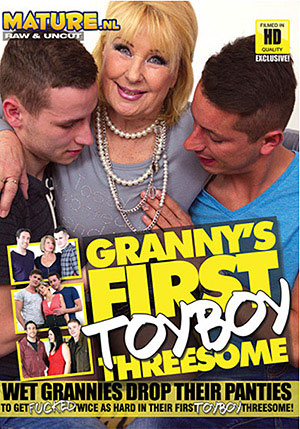 Granny's First Toyboy Threesome