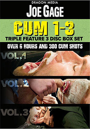 Joe Gage Cum 1-3 Triple Feature (3 Disc Set)