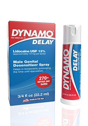 Dynamo Delay: Male Genital Desensitizer Spray 3/4 oz.