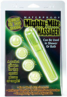 Glow-in-the-Dark Waterproof Mighty Mite Massager - Glow In The Dark