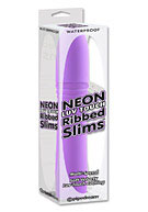 Neon Luv Touch Ribbed Slims - Purple