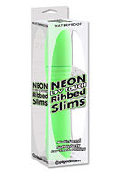 Neon Luv Touch Ribbed Slims - Green