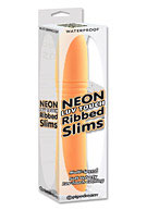 Neon Luv Touch Ribbed Slims - Orange