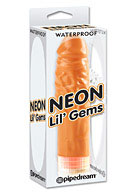 Neon Lil' Gems - Orange