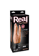 Real Feel Deluxe No. 8 7.5'' Double Penetrator - Flesh