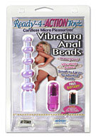 Ready-4-Action Vibrating Anal Beads - Lavender
