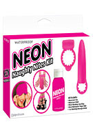 Neon Luv Touch Neon Naughty Nites Kit - Pink