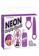 Neon Luv Touch Neon Naughty Nites Kit - Purple