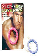 Silicone Beaded Love Ring - Clear