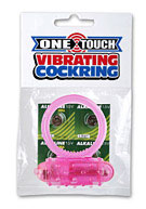 Mini One-Touch Cock Ring - Pink
