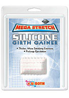 Mega Stretch Silicone Girth Gainer - Clear