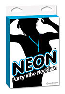 Neon Party Vibe Necklace - Blue