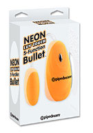 Neon Luv Touch 5 Function Bullet - Orange