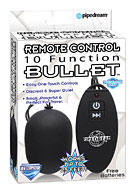 10 Function Remote Control Bullet - Black
