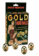 Gold Vibro Balls 4 pc. Set
