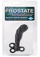 Silicone Prostate Stimulator Twist - Black
