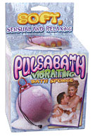 Pulsabath Vibrating Bath Sponge - Purple