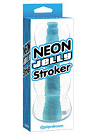 Neon Jelly Stroker - Blue
