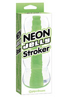 Neon Jelly Stroker - Green