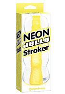 Neon Jelly Stroker - Yellow