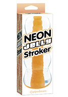 Neon Jelly Stroker - Orange