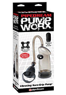 Pump Worx Vibrating Sure-Grip Pump - Black