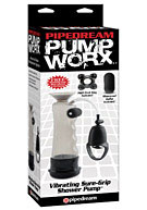 Pump Worx Vibrating Sure-Grip Shower Pump - Black