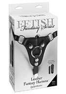 Fetish Fantasy Series Leather Fantasy Harness - Black