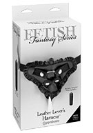 Fetish Fantasy Series Leather Lover's Harness - Black