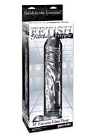 Fetish Fantasy Extreme 11'' Extreme Glass Dong - Clear