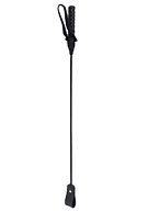 Fetish Fantasy Extreme Leather Riding Crop - Black