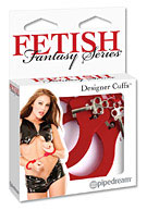 Fetish Fantasy Series Designer Metal Handcuffs - Red