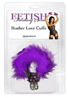 Fetish Fantasy Series Feather Love Cuffs - Purple