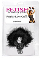 Fetish Fantasy Series Feather Love Cuffs - Black