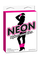 Neon Love Ties - Pink