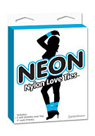 Neon Love Ties - Blue