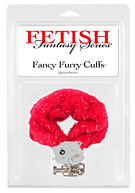 Fetish Fantasy Series Fancy Furry Cuffs - Red