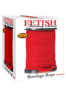 Fetish Fantasy Series Bondage Rope Red - Red