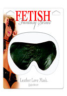 Fetish Fantasy Series Leather Love Mask - Black