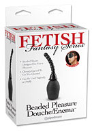 Fetish Fantasy Series Beaded Pleasure Douche/Enema - Black
