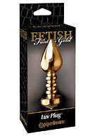 Fetish Fantasy Gold Luv Plug - Gold