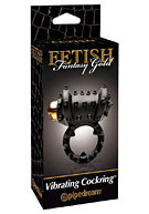 Fetish Fantasy Gold Vibrating Cockring - Black