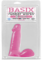 Basix Rubber Works - 6'' Dong - Pink