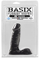 Basix Rubber Works - 6'' Dong - Black