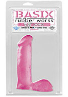 Basix Rubber Works - 7.5'' Dong - Pink