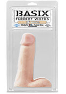 Basix Rubber Works - 8'' Dong - Flesh