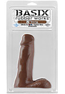 Basix Rubber Works - 8'' Dong - Brown