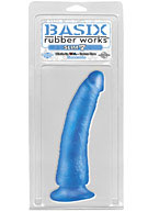 Basix Rubber Works - Slim 7'' with Suction Cup - Blue